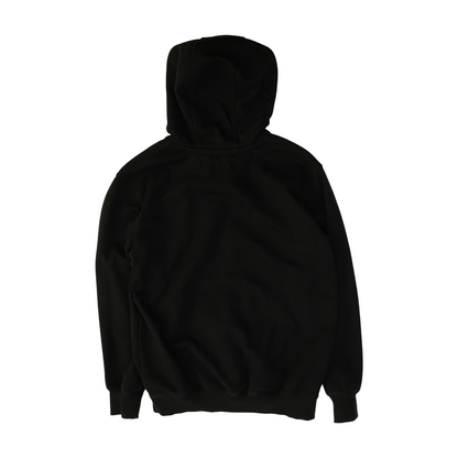 Black Solid Hoodie Pullover