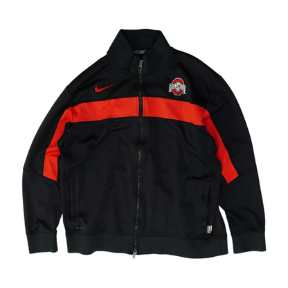 Black Ohio State Buckeyes Color Block Jacket