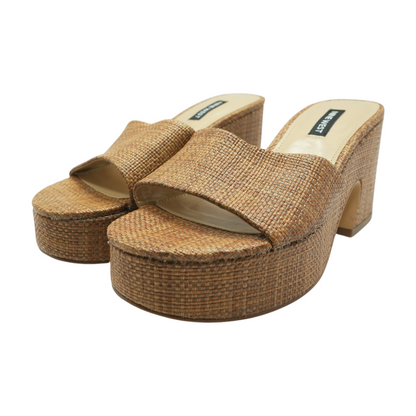 Brown Block Heels
