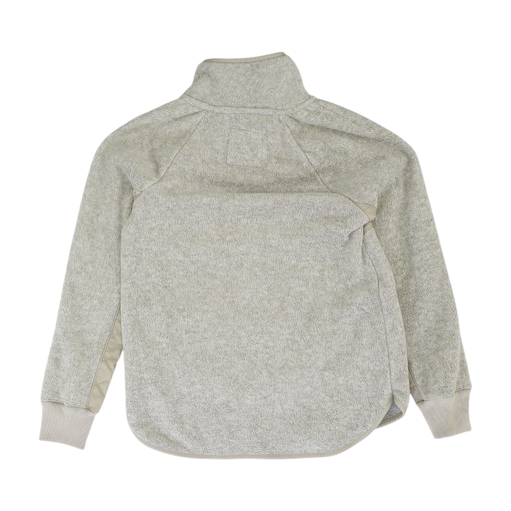 Beige Solid Sweatshirt Pullover