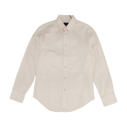 Pink Solid Long Sleeve Button Down