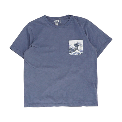Blue Solid T-Shirt