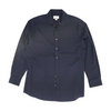 Navy Solid Long Sleeve Button Down