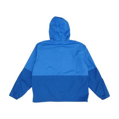 Blue Color Block Rain Jacket