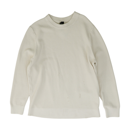 Ivory Solid Pullover Sweater