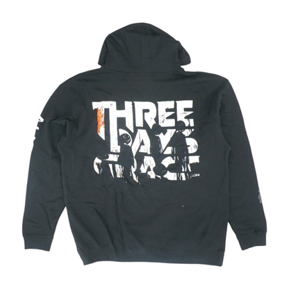 Black Solid Hoodie Pullover