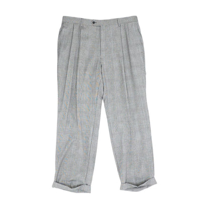 Black Plaid Dress Pants