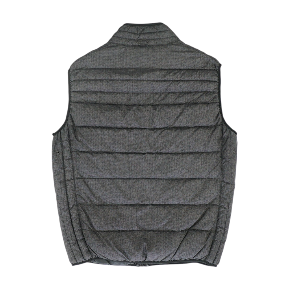 Gray Herringbone Vest