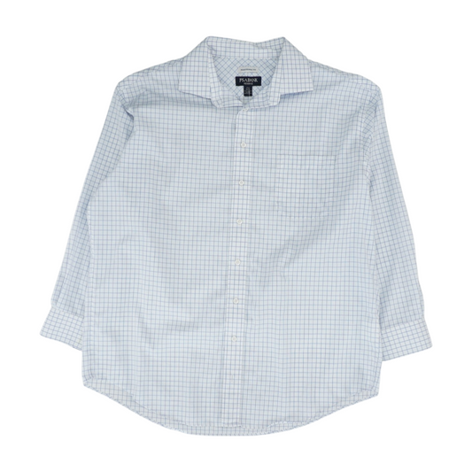 Blue Check Long Sleeve Button Down