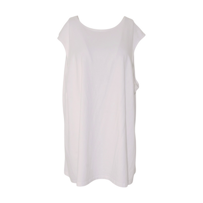 White Plus Mini Dress