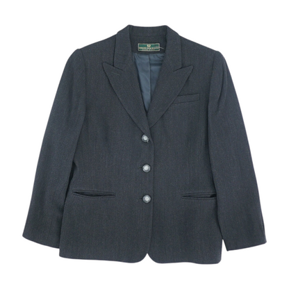 Black Petite Solid Blazer