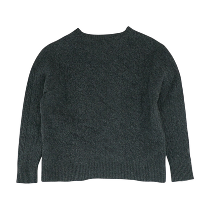 Charcoal Solid Pullover Sweater