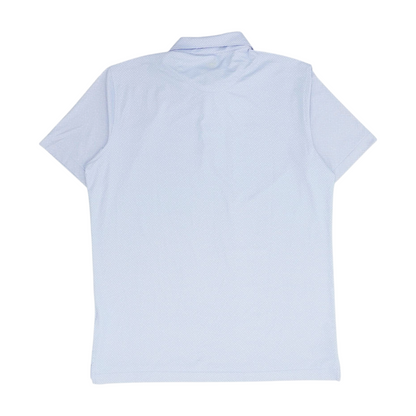 Purple Print Short Sleeve Polo