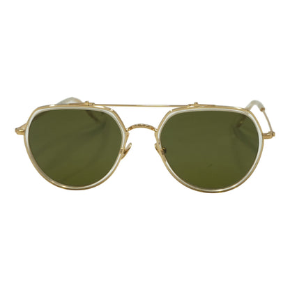 Green Baker Aviator Sunglasses