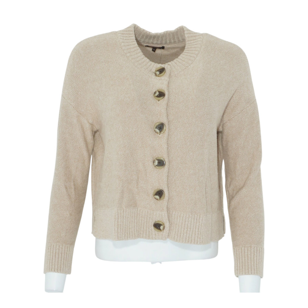 Quince Beige Cardigan Sweater – Image 1