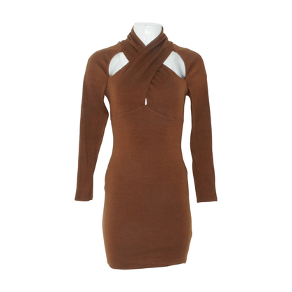 Brown Mini Dress
