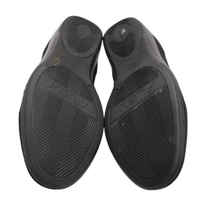 Black Slip-On Flats