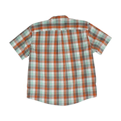 Multi Check Short Sleeve Button Down