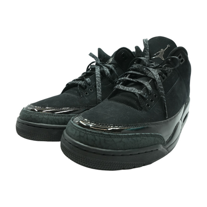 Air Jordan 3 Retro Black Cat High-Top Athletic Shoes