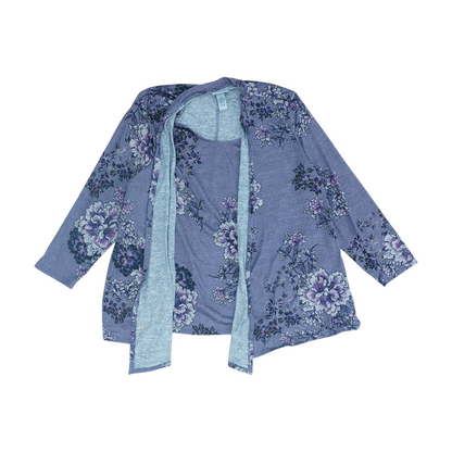 Purple Plus Floral Blouse