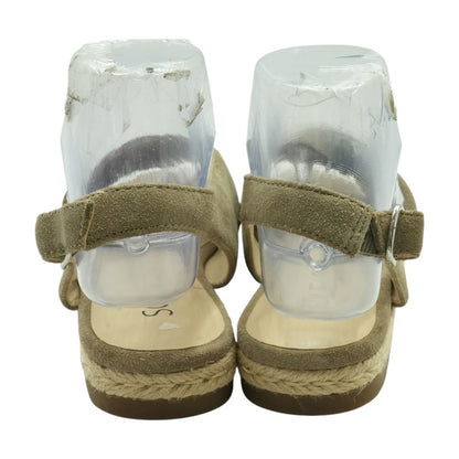 Gray Flat Sandals
