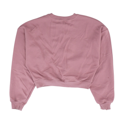 Pink Solid Sweatshirt Pullover