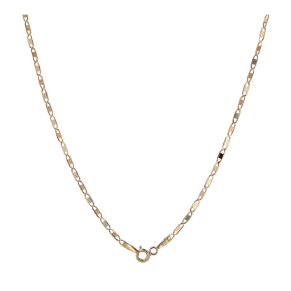 14K Tri-Tone Gold Pendant Necklace