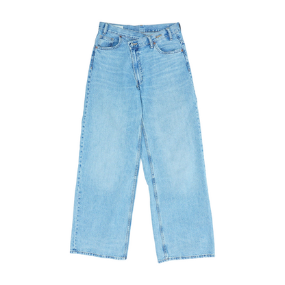 Blue Wide Leg Jeans