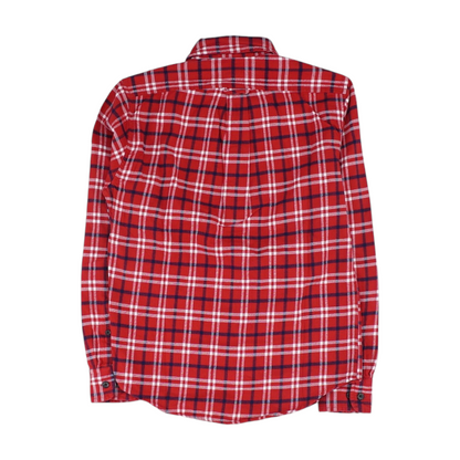 Red Plaid Flannel Button Down