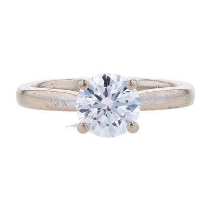 1 ct 14K White Gold Lab Grown Diamond Engagement Ring