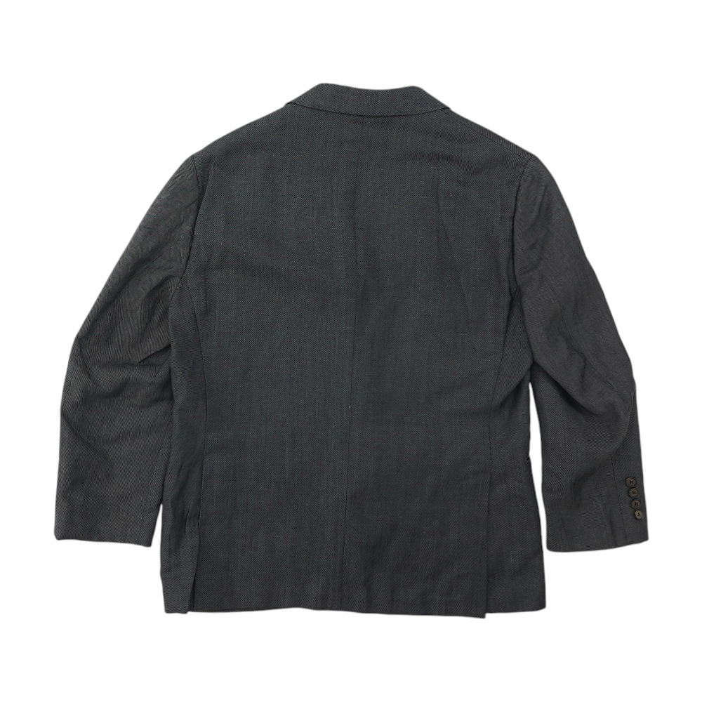 Blue Short Solid Sport Coat