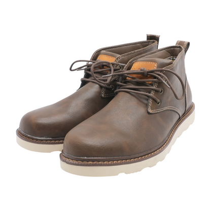 Brown Lace-Up Dress Shoes