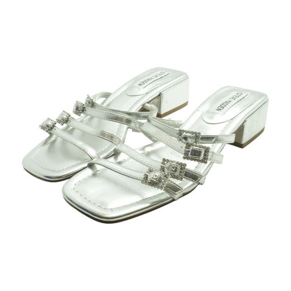 Silver Platform Sandals