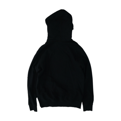 Black Solid Hoodie Pullover