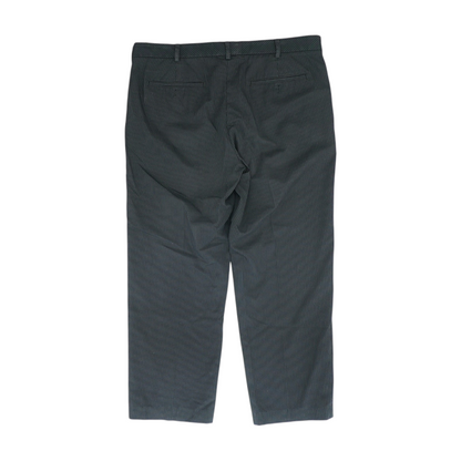 Black Striped Regular Pants