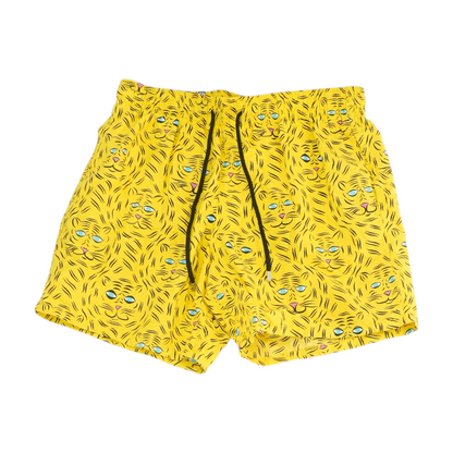 Yellow Print Swim Bottom
