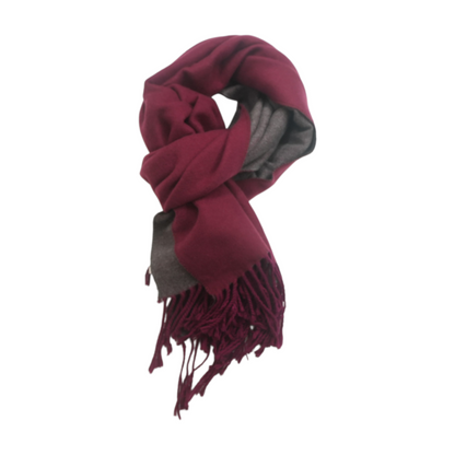 Red Cashmere Blend Scarf