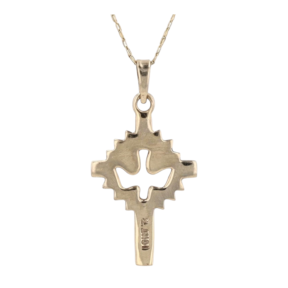 10K Yellow Gold Pendant Necklace