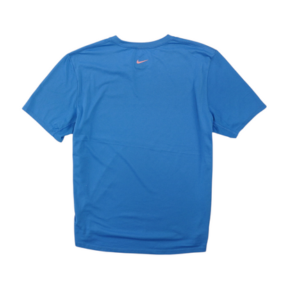 Blue Solid Active T-Shirt