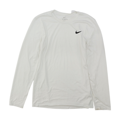 White Solid Active T-Shirt