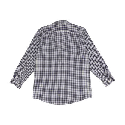 Purple Check Long Sleeve Button Down