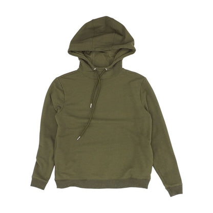 Green Solid Hoodie