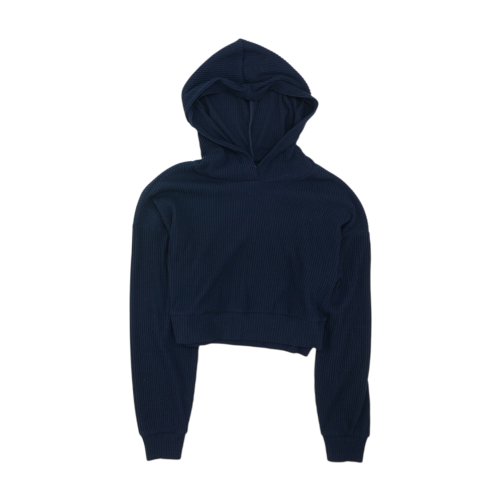 Navy Solid Hoodie Pullover