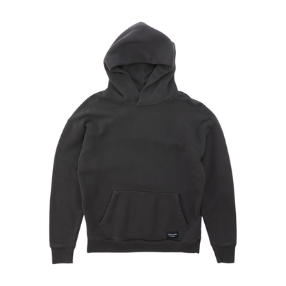 Gray Solid Hoodie Pullover
