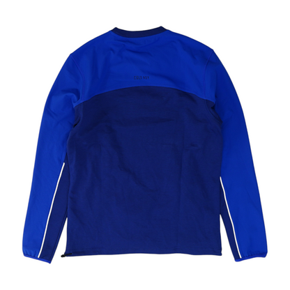 Navy Solid Sweatshirt Pullover