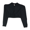 Black Solid Active Jacket