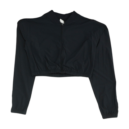 Black Solid Active Jacket