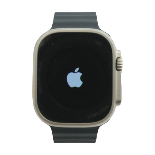 49mm Ultra 2 Silver Smartwatch Black Band O/S