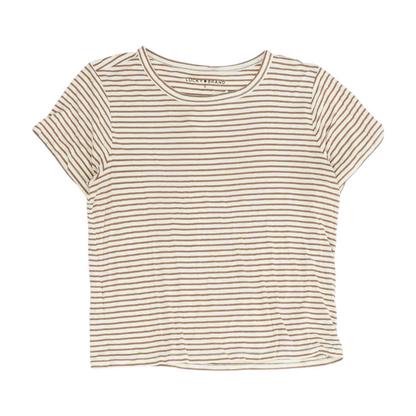 White Striped Blouse