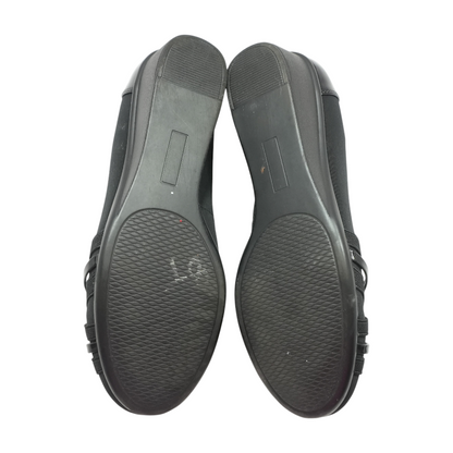 Black Slip-On Flats